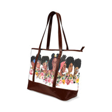 Load image into Gallery viewer, black women Tote Handbag (Model 1642)