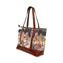 Load image into Gallery viewer, black women Tote Handbag (Model 1642)