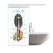 Load image into Gallery viewer, God Says I am Shower Curtain Shower Curtain 69"x70"